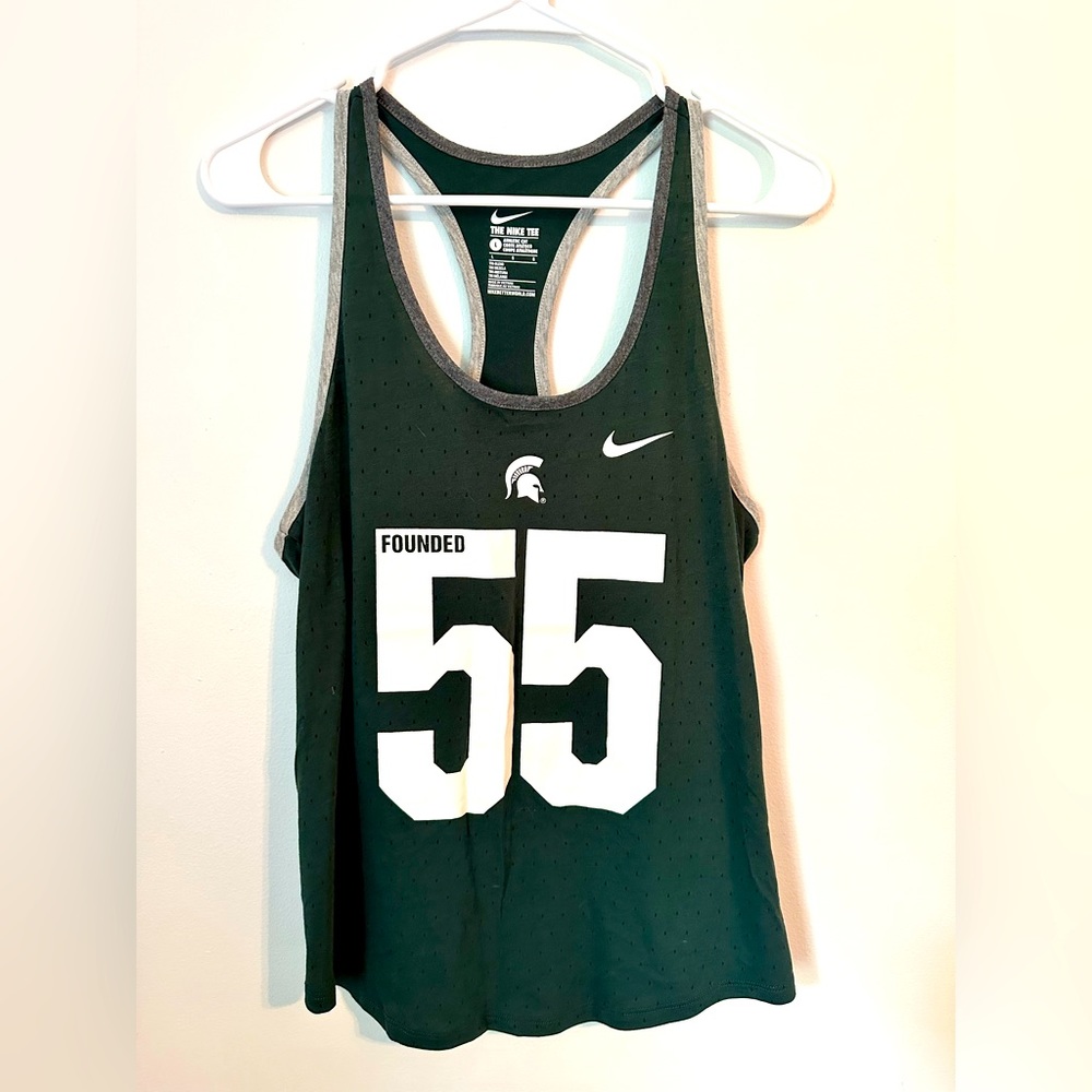 💚🤍 MSU Nike Tank 🤍💚